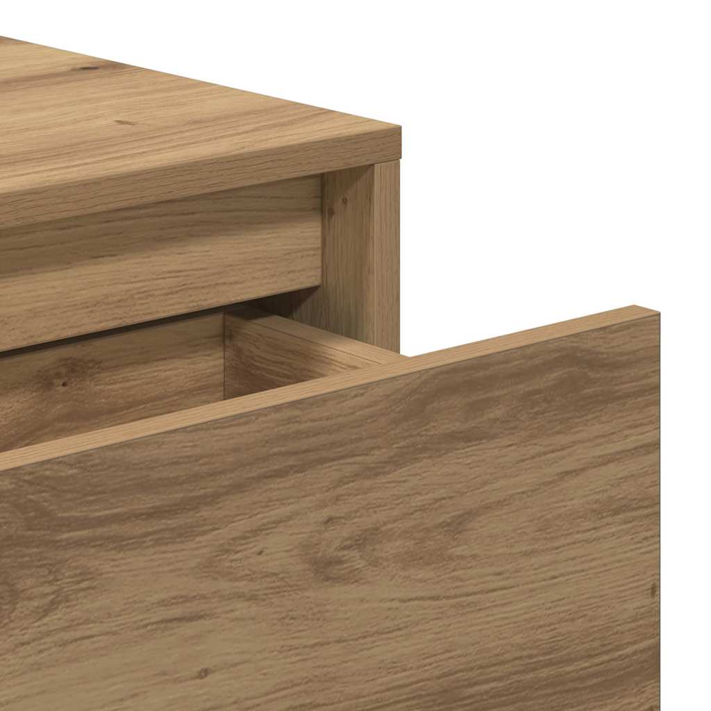 Console Table Artisan Oak 100x35x76.5 cm Engineered Wood